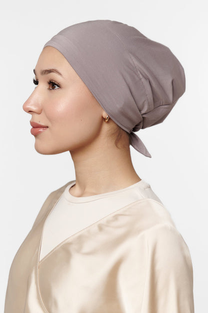SOUS-HIJAB EN SOIE DE MÛRIER GRIS