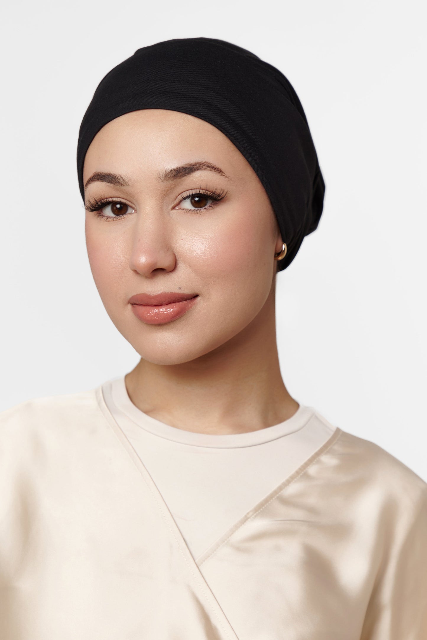 SOUS-HIJAB EN SOIE DE MÛRIER NOIR