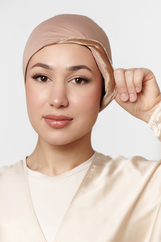 SOUS-HIJAB EN SOIE DE MÛRIER ROSE