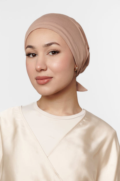 SOUS-HIJAB EN SOIE DE MÛRIER ROSE