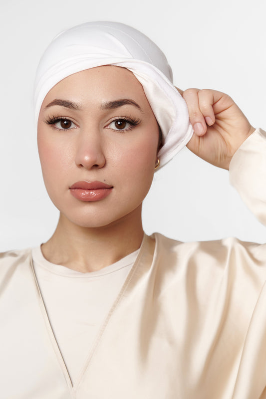 SOUS-HIJAB EN SOIE DE MÛRIER BLANC
